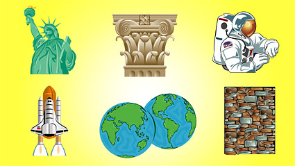 卡通风格矢量元素素材-4