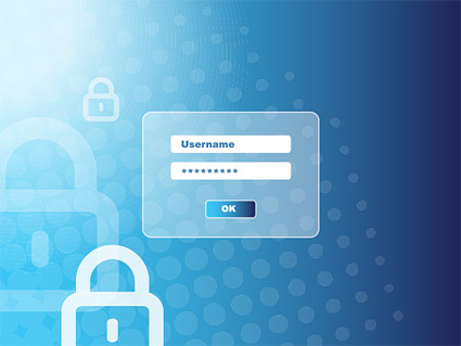 用户登录界面矢量素材