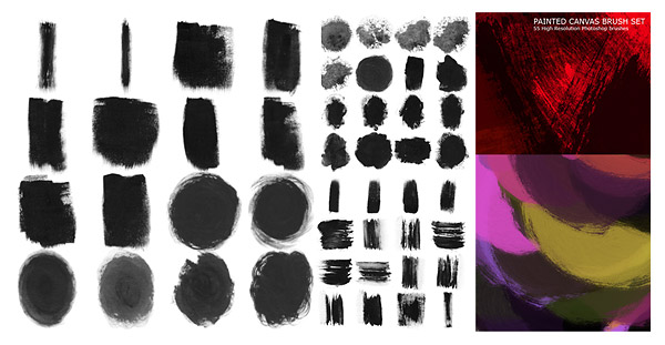 55款高清墨迹photoshop笔刷素材