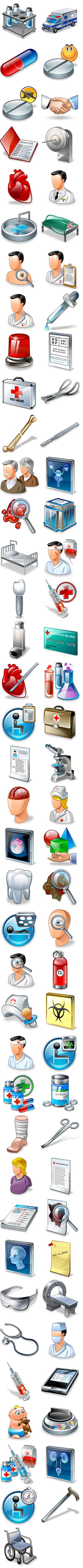 医疗及相关物品系列图标