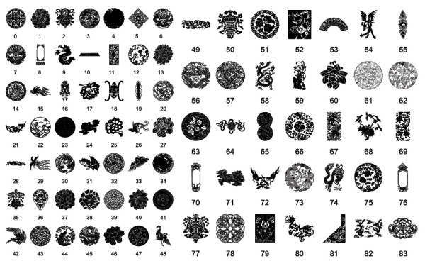 中国传统图案矢量素材大全2