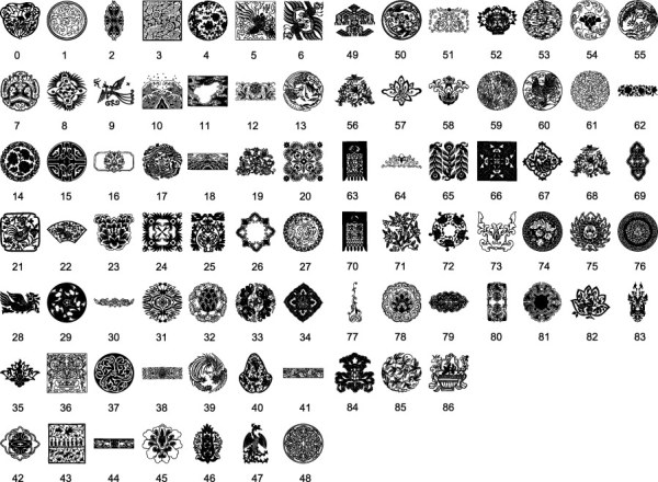 中国传统图案矢量素材大全10