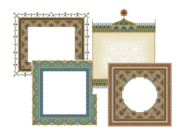 4款精美古典花纹花边-5