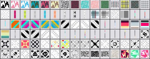 gomedia出品多款潮流ps填充图形素材