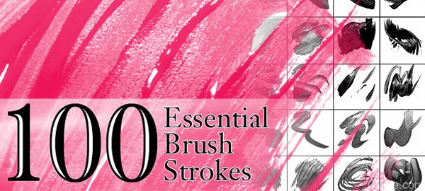 100种PHOTOSHOP笔触笔刷！