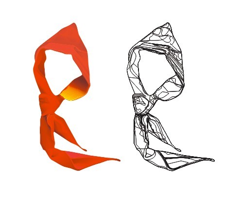 少先队标志&mdash;&mdash;红领巾矢量素材