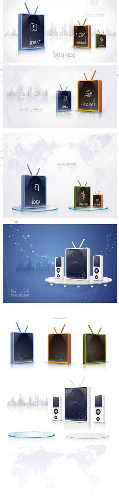 商业气息矢量素材