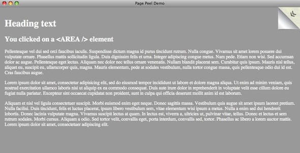 双层撕页效果~js特效