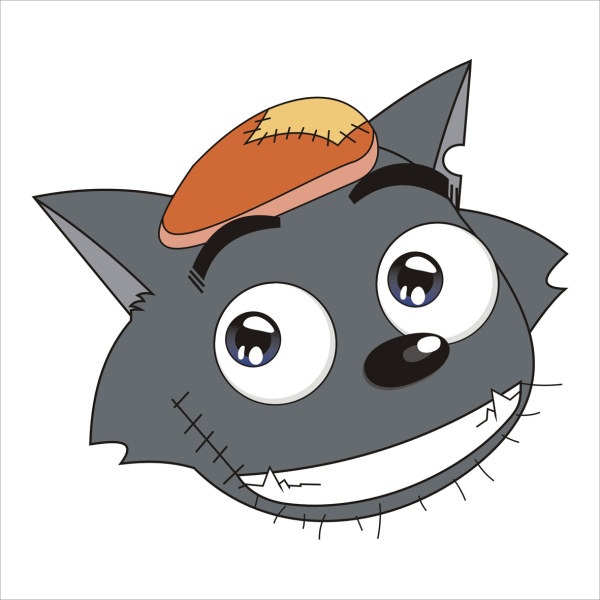 矢量灰太狼头像