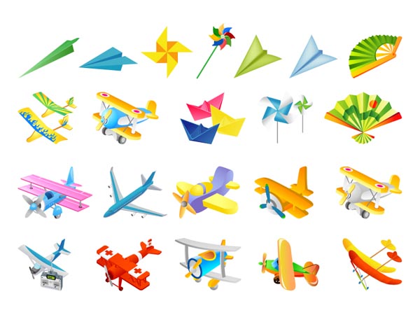 矢量儿童玩具素材之二