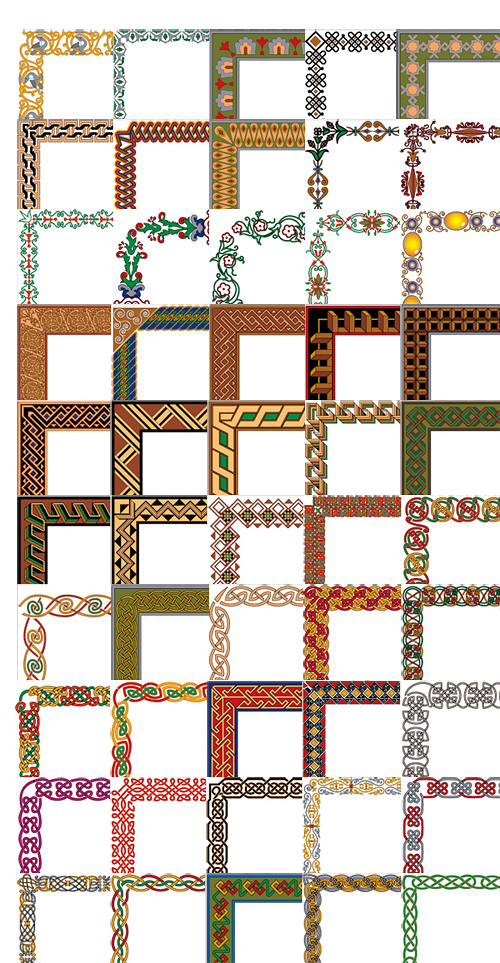 矢量简约实用边框辑-3（50P）