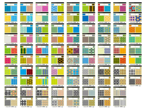 传统底纹矢量素材