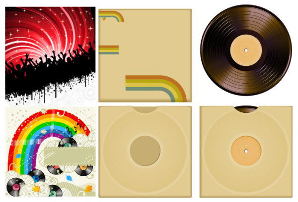 音乐主题矢量素材