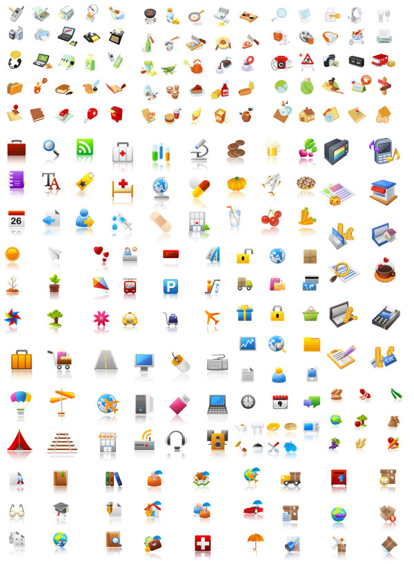 图标大全&mdash;&mdash;生活篇矢量素材