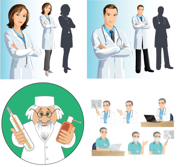 医生矢量素材