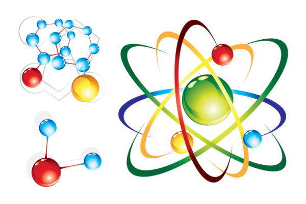 分子结构矢量素材