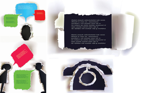 创意文字模板矢量素材