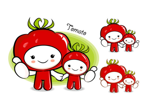 超有爱的卡通水果矢量素材5&nbsp;