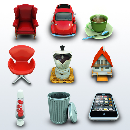 家庭工具桌面png图标