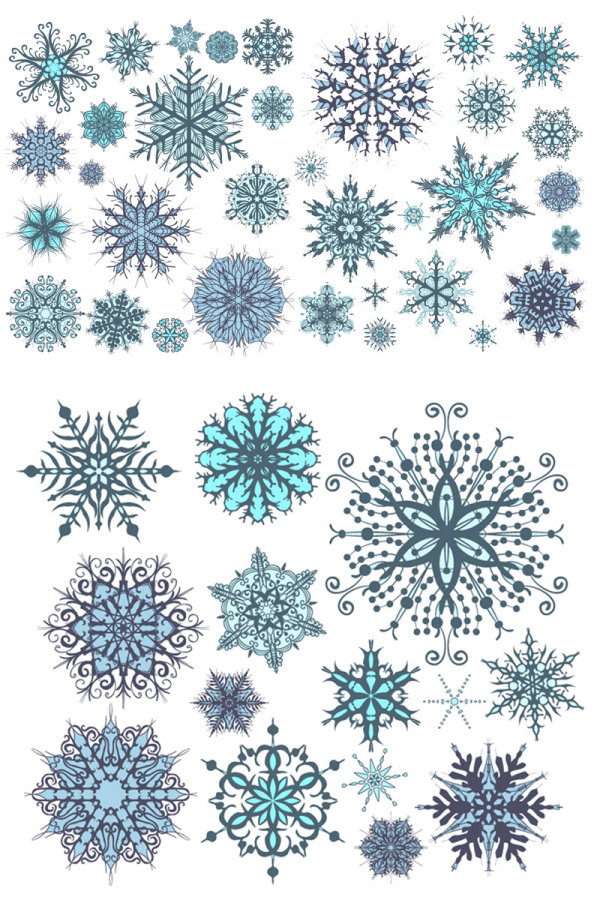 各式花纹图案02&mdash;&mdash;矢量素材