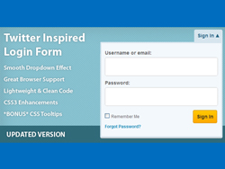 仿twitter登陆窗口