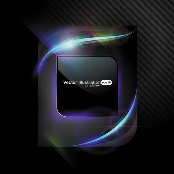 炫酷光晕背景矢量素材-3