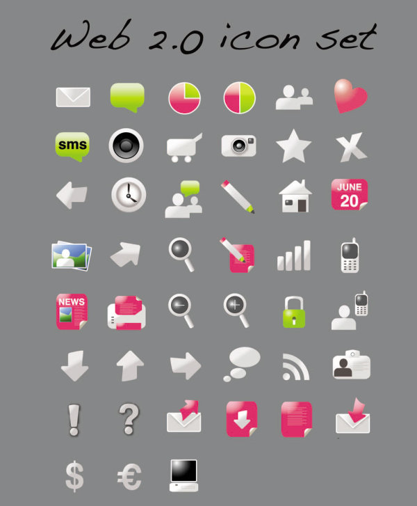 精致网页实用图标01&mdash;&mdash;矢量素材