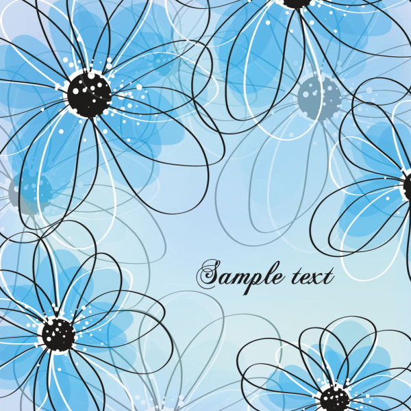 花卉图案05&mdash;&mdash;矢量素材