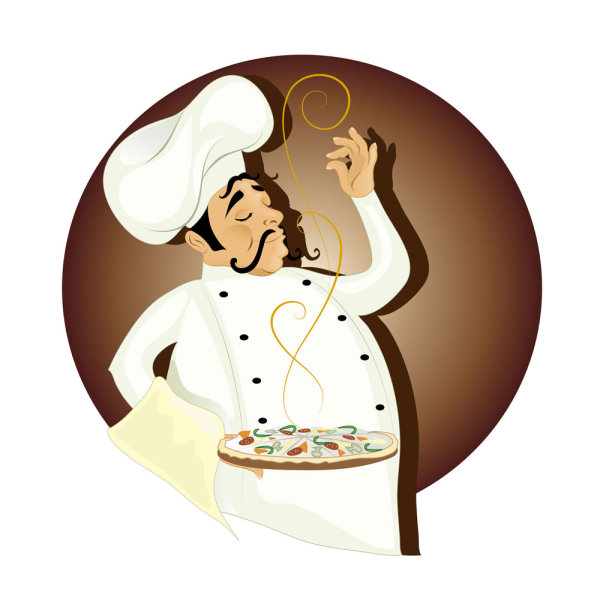 卡通西餐侍者02&mdash;&mdash;矢量素材