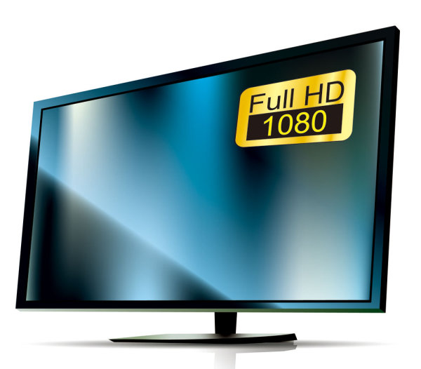 电视和显示器01&mdash;&mdash;矢量素材