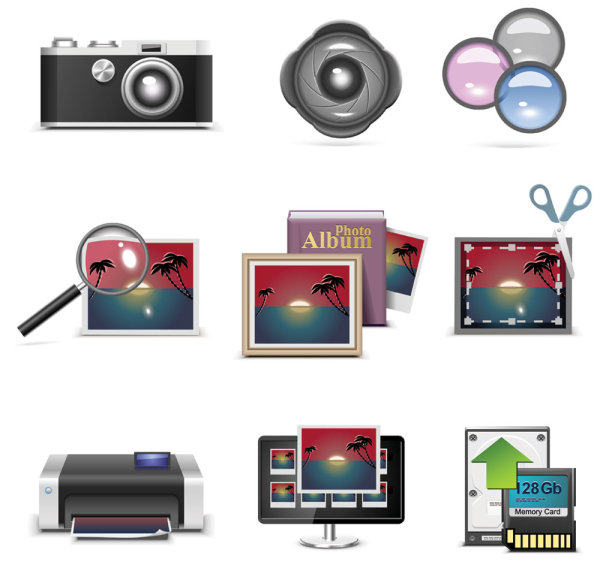 Everyday common icon 03 - vector material