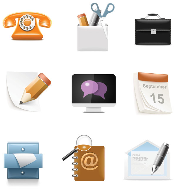 Everyday common icon 04 - vector material