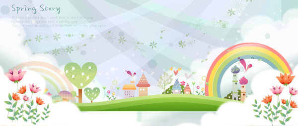 可爱卡通元素04——矢量素材