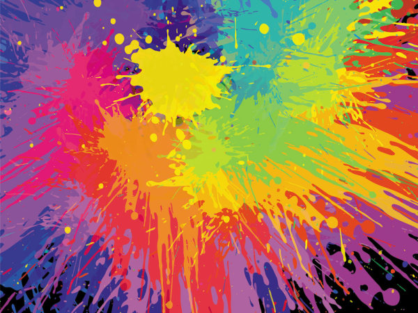 油漆溅特效03&mdash;&mdash;矢量素材