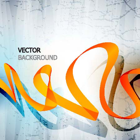 绚丽立体插图背景矢量素材-2