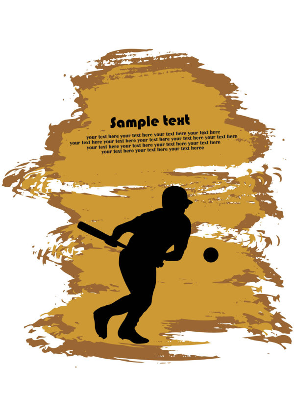 体育项目剪影05——矢量素材