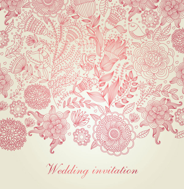 古典花卉图案05&mdash;&mdash;矢量素材