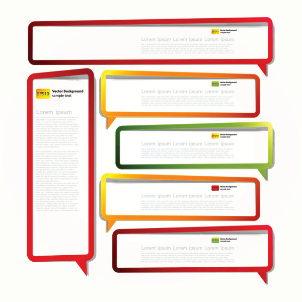 精美实用的提示框05&mdash;矢量素材