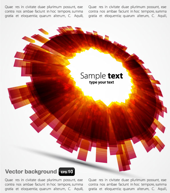 Colorful background 03 - vector material
