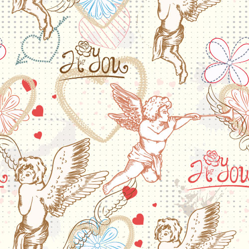 Angel illustrator 02 - vector material