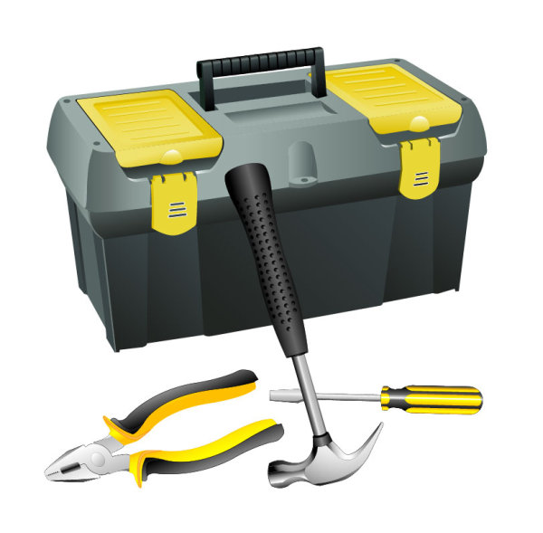 Cartoon Tools 01 - vector material