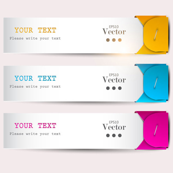 Beautiful card 03 - vector material