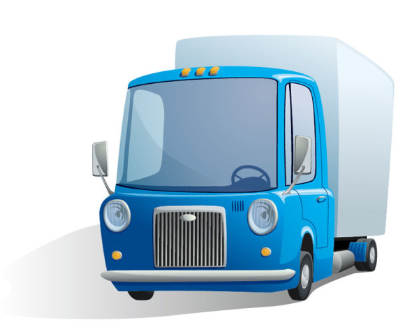 Cartoon automotive illustrator 04 - vector material