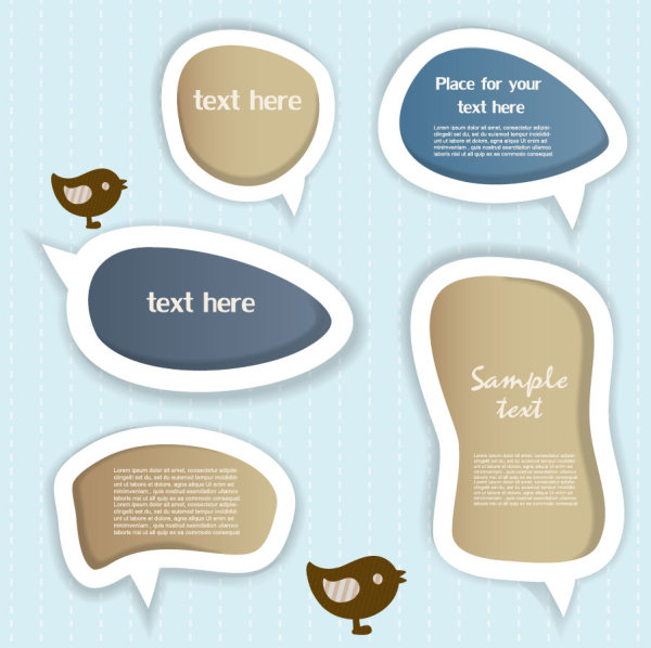 Beautifully Dialog 05. - Vector material