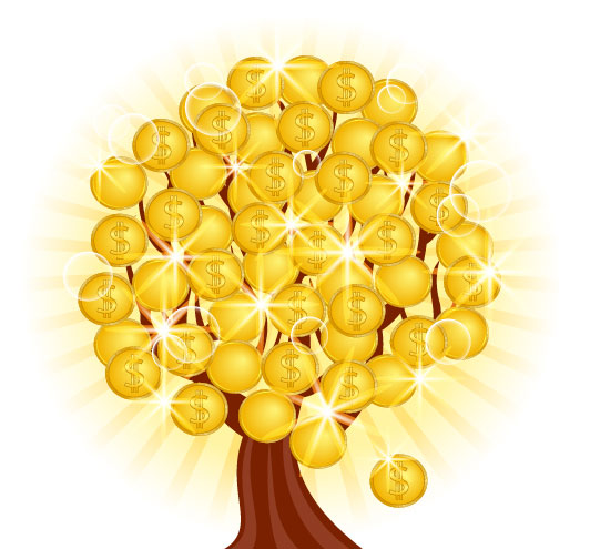 Coin Picture 04 - vector material