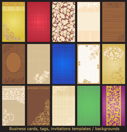 精美卡片模板03-矢量素材