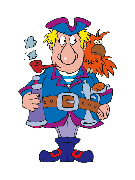 Cartoon image 01 - vector material