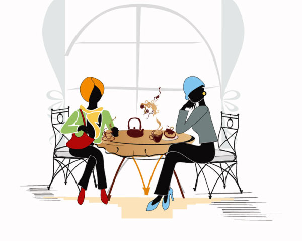 Roadside cafe 05 - vector material