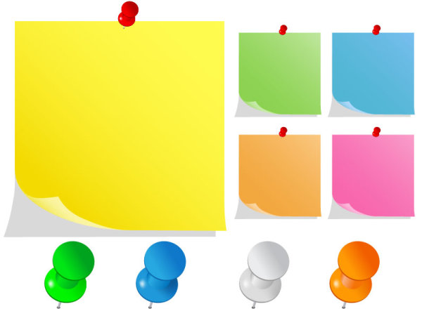 Fine paper notes 02 - vector material