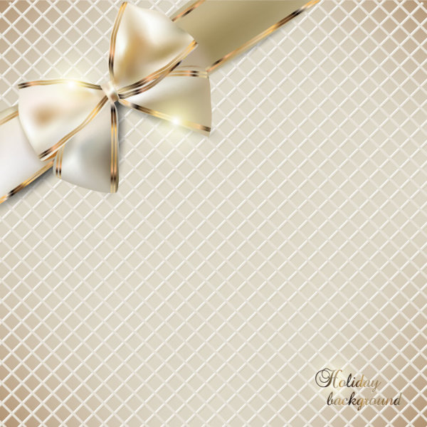 Exquisite bow invitation 02 - vector material